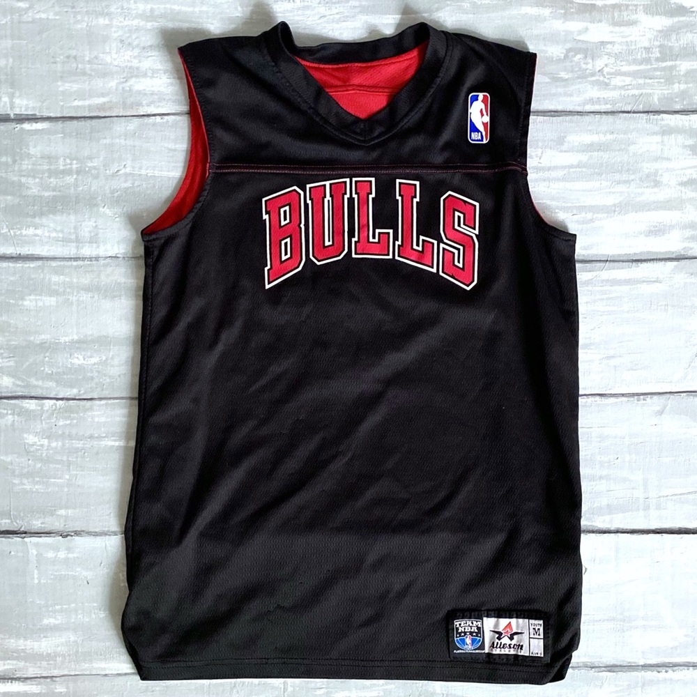 Alleson Athletic NBA Chicago Bulls Reversible Jersey Basketball Mock Mesh #4 M